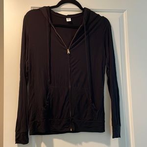Black Zip Up Sweatshirt
